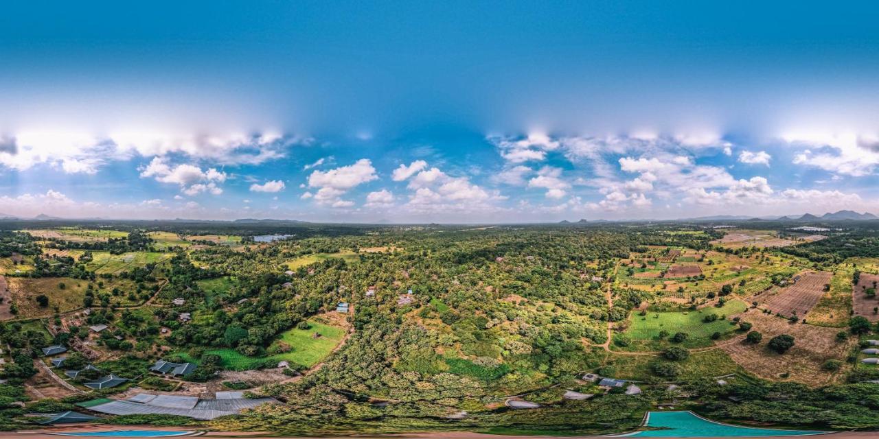 Nivadoo Resort Sigiriya Exteriör bild View of the village from the top of the hill